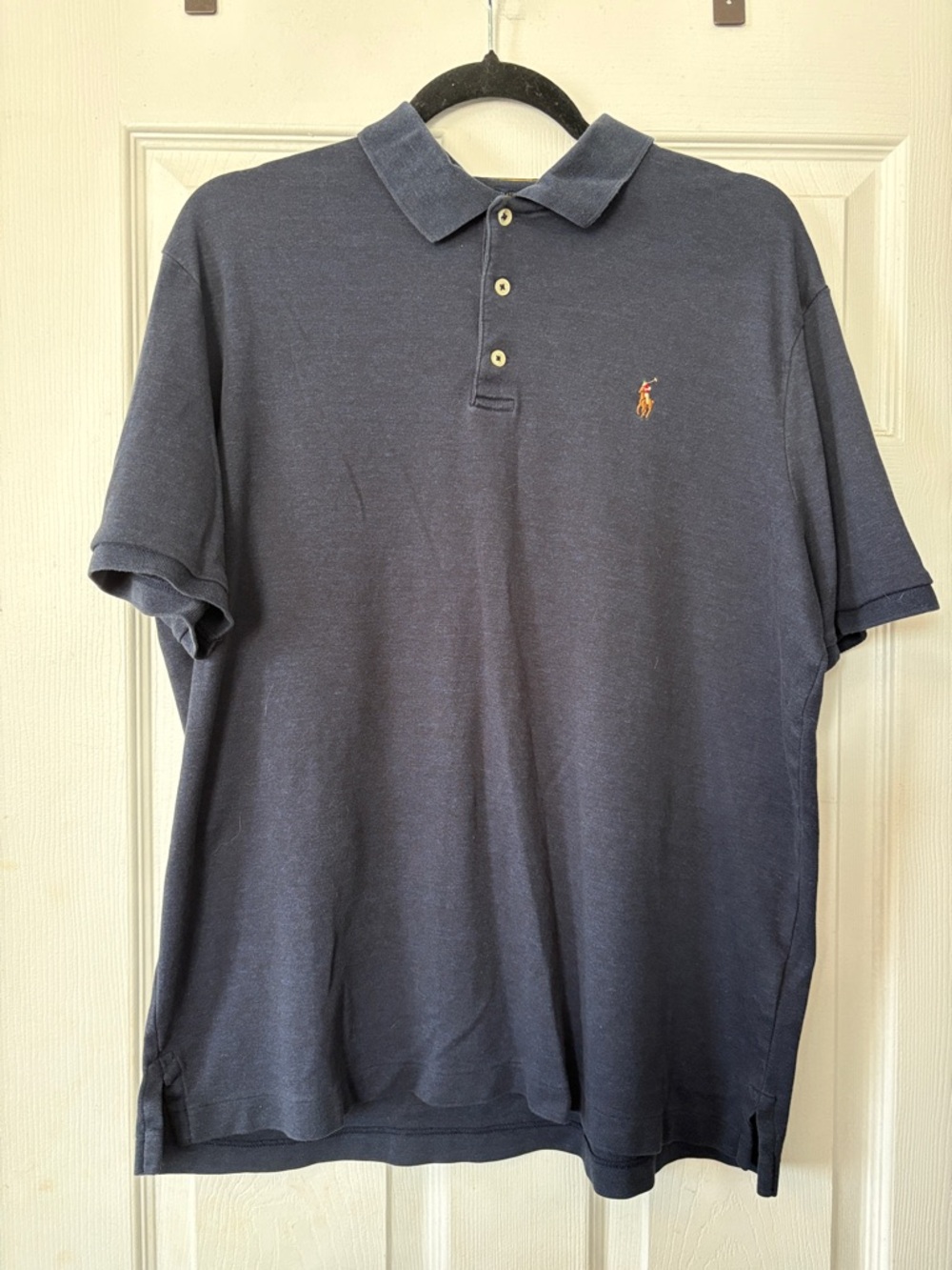 Polo by Ralph Lauren Navy Short-Sleeve Polo Size Large